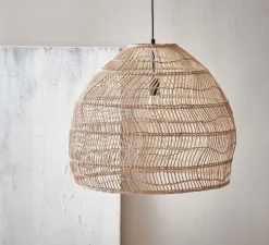 Suspension, Wicker Medium, naturel, Ø60cm, H50cm - HK Living
