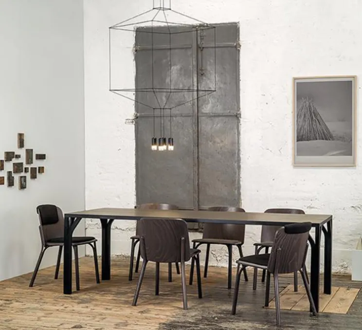 Suspension, Wireflow, noir, Ø150cm, H250cm, LED, 2700K - VIBIA