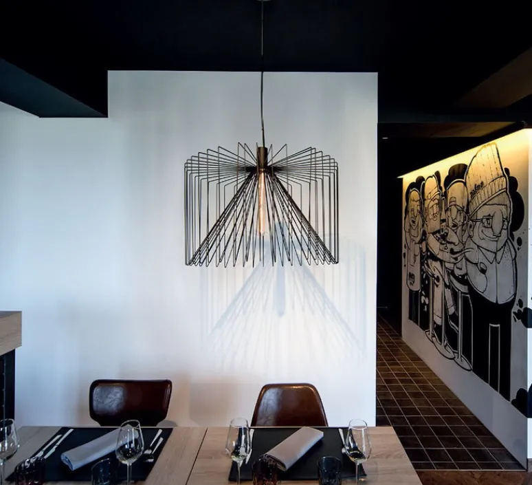 Suspension*Wever&Ducré Suspension, Wiro 6.1, , ø61.4 cm, H44.4 cm - Wever-Ducre noir