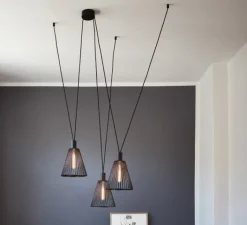 Suspension*Wever&Ducré Suspension, Wiro decenter 3.0 , , Ø24,5cm, H33cm - noir