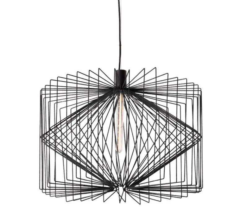 Suspension*Wever&Ducré Suspension, Wiro, , Ø65cm, 2700K - Wever & Ducre noir