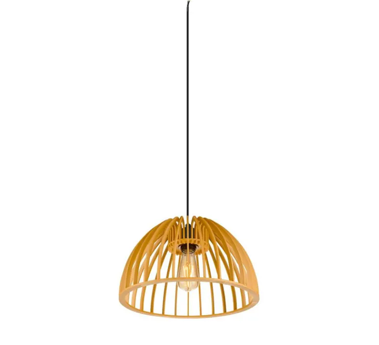 Suspension*SLV Suspension, Wud, , Ø38cm, H22cm - naturel