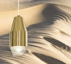 Suspension, YUMA, laiton, Ø11cm, H25,5cm - KDLN