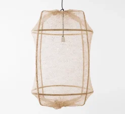 Suspension*Ay Illuminate Suspension, Z2 Blond Sisal Tea, , Ø67cm, H100cm - beige