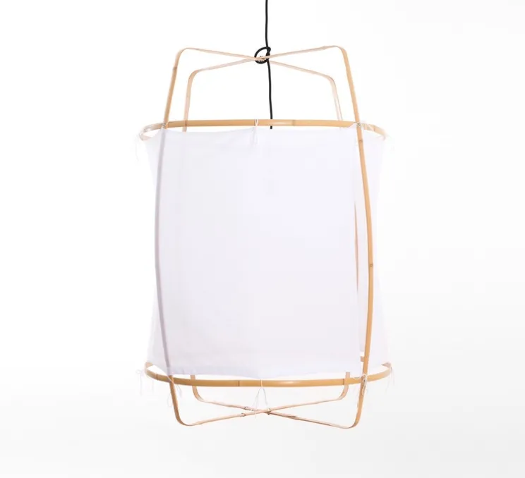 Suspension, Z2 Blonde, Cotton, blanc, Ø67cm, H100cm - Ay Illuminate