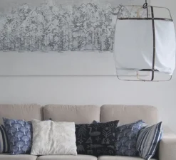 Suspension*Ay Illuminate Suspension, Z5, noir, Cotton Cover, , Ø42cm, H57cm - blanc