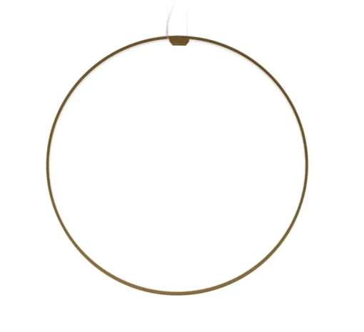 Suspension*Panzeri Suspension, Zero round vertical, , LED, dim, 2700k, 3059 lm, Ø74cm, H5cm - cuivre