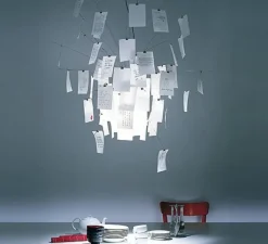 Suspension*Ingo Maurer Suspension, Zettel'z 6, , Ø80cm, H80cm - blanc