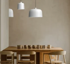 Suspension, Zile, blanc mat, Ø40cm, H27,5cm - Luceplan