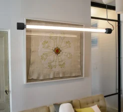 Suspension/Applique murale, Tjoep L, anthracite, LED, 2700k à 5000K, 2300lm, Ø9cm, H150cm - Fatboy