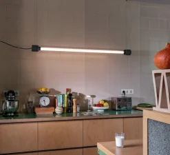 Suspension/Applique murale, Tjoep L, anthracite, LED, 2700k à 5000K, 2300lm, Ø9cm, H150cm - Fatboy