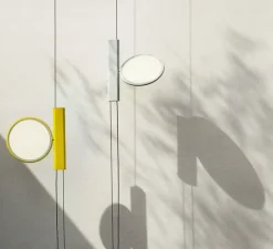 Suspension|Lampadaire*Flos Suspension/lampadaire, OK, , LED, dim, 2700K, 1550 lm, Ø20cm, H27cm - blanc
