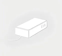 Transformateur, driver, dim coupure de phase, blanc, 10Wn 500mA, 3-20V, L10,15cm, H2,9cm - Wever&Ducré