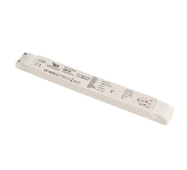 Transformateur, Led Netzteil variable Dali, 100W, blanc, L35cm, H2,2cm - SLV