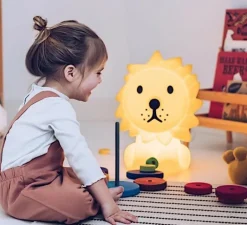 Enfants|Lampe*Mr Maria Veilleuse, lampe, lion star light, , LED, dim, 2700K, 300 lm, L30cm, H45cm - jaune