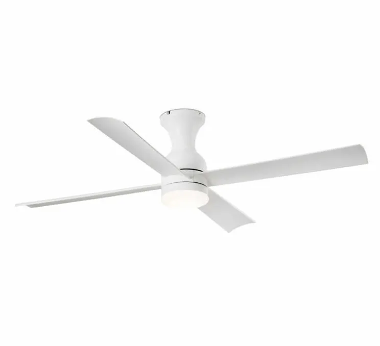 Ventilateur lumineux, Fraser M, blanc, LED, 3000K, 850 lm, Ø120cm, H32cm - Faro