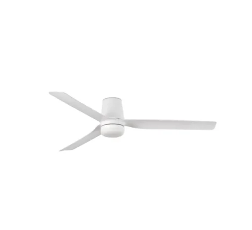 Ventilateur lumineux, Mini Punt Tube S TUYA, blanc, LED, dim, 2700-4000-6000K, 480 lm, Ø90cm, H23cm - Faro