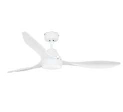 Plafonnier & Spot*Faro Ventilateur lumineux, POLARIS, été/hiver, DC Motor, , LED, 2700K, 1500lm, Ø132cm, H27,5cm - blanc