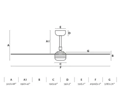 Plafonnier & Spot*Faro Ventilateur lumineux, Punt M, , LED, dim, 3000 - 4200 - 6500K, 723 lm, Ø130cm, H32,2cm - blanc