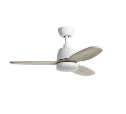 Plafonnier & Spot*MDC Ventilateur lumineux, Sydney, été/hiver, , LED, dim, 3000 / 4000 / 6000K, 2400 lm, Ø119,4cm, H47,5cm - blanc mat, blanc grisé