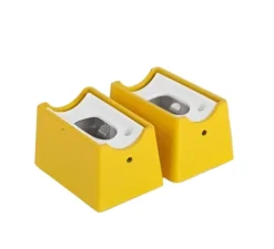 Accessoires*Zangra 2x Bases, S14s, applique, tube, , L7cm, H4cm, L4,5cm - jaune